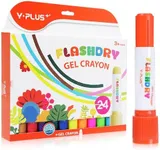 Flashdry Paint Sticks for Kids, 24 Colors Tempera Paint Set for Toddler, Non-toxic Washable Coloring Art Supplies for Ages 2-4 3-5 4-8