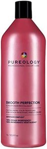 Pureology Smooth Perfection Conditioner, For Dry Frizz Prone Colour Treated Hair, For Smoothness, Made with Camellia Oil and Shea Butter, Vegan, Sulfate-Free, Paraben-Free