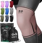 Modvel Strength 7mm Knee Sleeves (Pair) for Weightlifting & Powerlifting (USPA, IPL Approved) | High-Performance Knee Compression Support For Squats, Weight Lifting - Men and Women