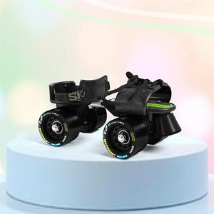 jaspo Tenacity Zxi Adjustable Roller Skates (Black, Unisex, Speed_Wheel)