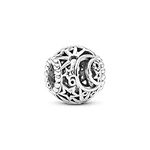 Pandora Passions Moon and star sterling silver charm