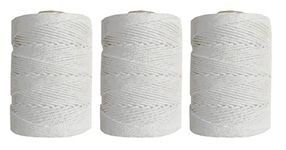 R Wellness Candle Making Wick Thread Cotton Roll 100 Gram Pack of 3