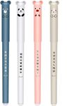 APCATIO Cute Erasable Gel Pen for Kids, Superior Matte Finish Body, Best Erasable Gel Pens for Children, Students, School, Office Blue (Pack of 6)