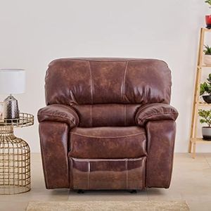 Home Centre Harvey Napa 1-Seater Rocking Recliner - Brown
