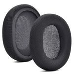 Arctis 3/5 / 7/9 Replacement Black Fabric Ear Pads Cushion Compatible with SteelSeries Arctis 3 / Arctis 5 / Arctis 7 Arctis 9 / Arctis 1 / Arctis pro Lossless Wireless Gaming Headset Headphone