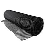 Bar Pub Shelf Liner Black Mat Glass Drying Mesh Roll 10 meter x 60cm