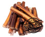 Bully Sticks for Dogs - Canadian Made Bully Sticks for Dogs - *(6 INCH 15 Pack Approx.)* - Bully Sticks - Low to No Odor Bull Pizzle - Thick Premium Long Lasting Bully Sticks