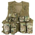 Kombat UK Kids Assault Btp Vest - British Terrain Pattern, One Size