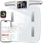 Wonder Core FitSpec 55 Metrics 8 Electrode Smart Body Fat Scale for Body Weight Scale, Digital Bathroom Scale Bluetooth Accurate Body Fat Measurement Device for BMI Muscle Mass Body Composition Tool