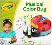 Crayola Musical Doodle Bug, Toddler Sensory Toy, Ladybug Toy for Kids, Arts & Crafts, Holiday Gifts for Toddlers, Ages 2, 3, 4