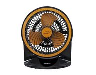 V-Guard Multi Purpose Spinny Pro Personal Fan | Table Cum Wall Fan | 353 m³/min Air Delivery | 2100 RPM | Compact and Powerful | Orange Black