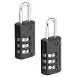 Master Lock 646T Set-Your-Own Combination Luggage Lock, 13/16-Inch, 2-Pack
