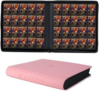 KUOOKING 2000 Pockets Trading Card Binder (PINK)