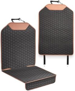 Owleys Set Car Seat Protector & Seat Back Protector Hexy One - Kick Mat Back Seat Protector Hexy - Waterproof & Non-Slip Car Seat Protector