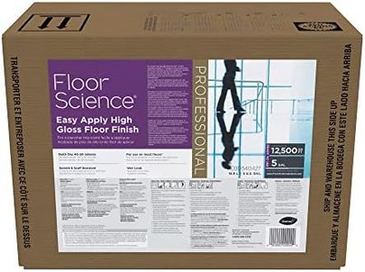 Diversey Floor Science CBD540427 Professional Easy Apply High Gloss Floor Finish, Low Maintenance Floor Sealer, Ready-to-Use Envirobox, 5-Gallon