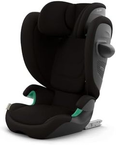 Cybex Solution G2 Folding High-Back Booster Seat - Lightweight, Travel-Friendly, Rigid Latch Installation, Linear Side-Impact Protection, Height Adjustable, Moon Black