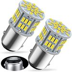 BAY15D 1157 P21/5W LED Brake Light Bulbs, 12V-24V White Car LED Bulbs Replace for Car Brake Light, Stop Light Daytime running lights-(Pack of 2)