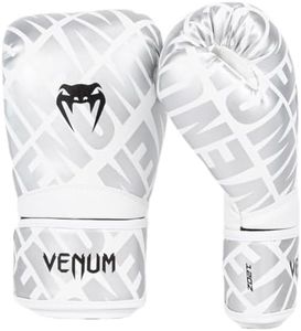 Venum Contender 1.5 XT Boxing Gloves - White/Silver - 16-Ounce