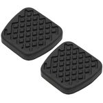 BIAREN 2x Brake And Clutch Pedal Pads Rubber Covers For Honda Civic Accord CR-V Jazz Acura FR-V Legend Prelude 46545SA5000 (Manual Vehicles)