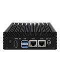 Firewall Micro Appliance, 2 Port i226-V 2.5G LAN Fanless Mini PC Intel J4125, 8GB DDR4 128GB NVMe, HDMI, 2*USB3.0, 1*GPIO, VPN Router PC, OPNsense, Ethernet AES-NI