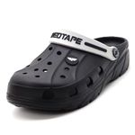 Red Tape Designer Comfortable Clogs, Sandals With Adjustable Back Strap For Men Black - 9 Uk