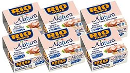 Rio Mare Tuna Natura | Less Water More Taste | 112g | Pack of 6 | No Drain MSC Tuna | Rich in Protein & Taste | 112g x 3 | No. 1 in Italy