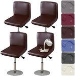 HFCNMY Bar Stool Chair Covers, 4 Pa