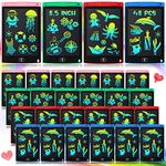 Zhehao 48 Pieces LCD Writing Tablet Doodle Pads Bulk for Kids 8.5 Inch LCD Drawing Board Colorful Doodle Board Reusable Erasable Painting Pads Learning Toy for 3-10 Years Old (Blue,red,green,pink)