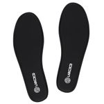 LARGERED Memory Foam Insoles for Men&Women,Cushioning Comfort Shoe Inserts for Work Boots,Walking Boots,Ladies Trainers,Sports Running Shoes,Sneakers,Replacement Support Pads,W04-1 Black 5