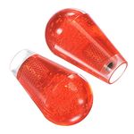 uxcell Ellipse Oval Joystick Head Rocker Ball Top Handle Arcade Game Replacement Red 2pcs