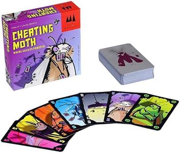 Cheating Moth - Fun Party Card Game for 3-5 Players, Sneaky and Entertaining Family Game