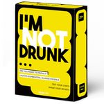 I'm NOT Drunk Party Drinking Game for Game Nights - 21st Birthday Gift & Bachelorette Party Game with 55 Amusing Cards - Hilarious Unforgettable Drinking Card Game - Get The Party Started