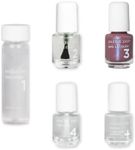 Dazzle Dry Mini Kit 4 Step System - School Spirit - A mauve with a blue shimmer. Full coverage shimmer. (5 Piece Kit / 5 Manicures)