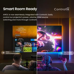 AWOL VISION LTV-3000 Pro 4K Laser Projector – Ultra HD Home Theater