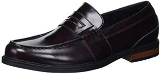 Nunn Bush Men's Lincoln Classic Penny Loafer Slip-On, Burgundy Polished, 8.5 UK