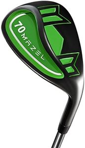 MAZEL Premium Golf Sand Wedge,Gap Wedge,Lob Wedge for Men & Women,Easy Flop Shot,Escape Bunkers and Quickly Cuts Strokes Around The Green,High Loft Club (Green 70 Lob Wedge) 35 Inch