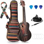 WelWinforee 26-Inch Electric Ukulele Beginner Bundle – Left-Handed Friendly with Amp, Gig Bag, and Accessories