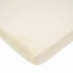 American Baby Company Heavenly Soft Chenille Fitted Pack N Play Playard Sheet, Ecru, 27 x 39