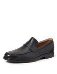 Clarks Men's Un Aldric Step Loafers, Black, 8.5 UK