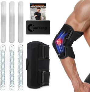 Tianyang 2026 New Elbow Brace for Tennis Elbow Tendonitis Cubital Tunnel, Night Use Brace for Men and Women the Support Components Are Replaceable, Thereby Maintaining Elbow Mobility