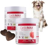 Heart Support Supplement for Dogs-Vet-Formulated, Antioxidant-Rich-L-Taurine, L-Carnitine,EPA,DHA,CoQ10-Aids Circulatory Strength, Cardiovascular Support, Heart Muscle Function-USA Made-120 Soft Chews