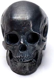 Glintbay Handmade Sterling Silver Skull Bead Motorcycle Heavy Locomotive Punk Pendant (Antique-M)
