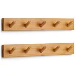 Wooden Hook Rack For Wall