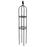 Cabilock 1 Set Garden Climber Shelf Flower Racks Climbing Vines Rack Plants Stand Trellises Cucumbers Trellis Roses Vegetables Pots Support Frame Tomato Cage Stake 120cm