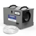 BaseAire AirWerx 55 Dehumidifier for Crawl Space Basement,120 Pints Commercial Dehumidifier with Continuous Drain Hose, Intelligent Humidity Control, Auto Shut off Restart