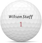 Wilson Staff Zip Golf Ball, White, 