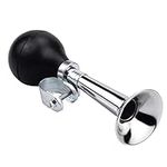 Luyoah Classic Bike Horn Retro Metal Air Horn Traditional Bicycle Horn for Adults and Kids Twist Loudspeaker Siren Hooter Air Horn for Bicycle Handle Bar(Black)