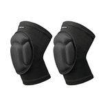 ONTYZZ Knee Pads with Non-Slip Bandage Thickening Anti-Collision EVA Sports Knee Pads Breathable Knee Pads for Volleyball Basketball Football Snowboarding Skating Wrestling Dancing Working Gardening Cleaning Black/M