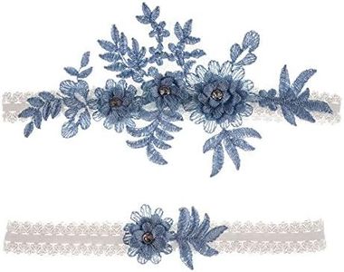 AWFOUGAR Garters for Brides Wedding Garter Elasticated Soft Lace Garter Bridal Wedding Accessories Bride to be Gifts