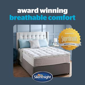 Silentnight Airmax 1000 King Mattress Topper – Extra Deep Comfort